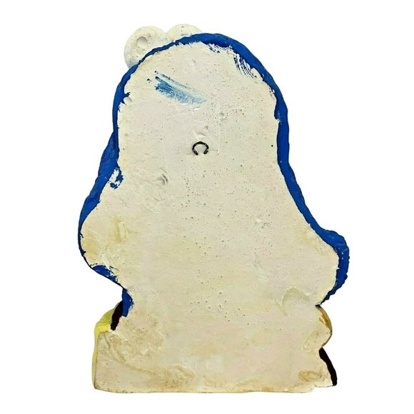 1975 Cookie Monster Chalkware / Plaster Wall Hanging 11" Sesame Street - Picture 4 of 5